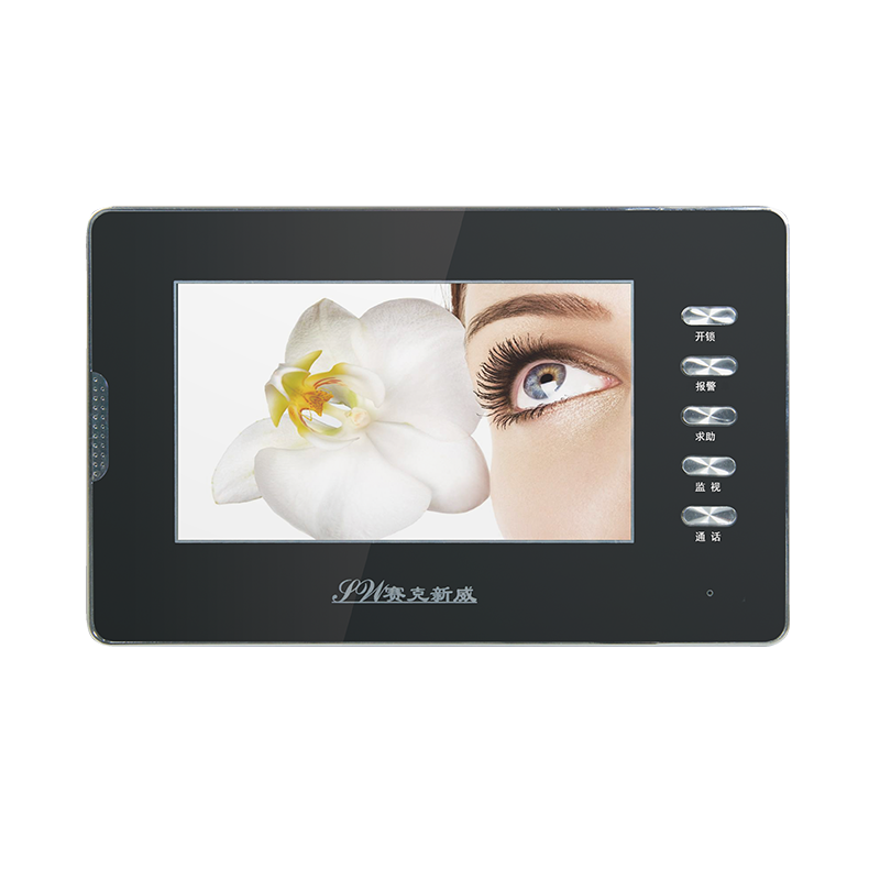 智能簡潔樓宇對講數字系統室內機是一款高品質的可視對講機，適用于各種樓宇系統。它采用先進的音視頻對講技術，可以實現清晰的對講，同時支持遠程控制功能，讓用戶可以隨時隨地控制系統。該系統室內機采用簡潔的設計，外觀精美，易于操作，該對講設備配備了高清晰度屏幕和麥克風，讓用戶可以實時了解對方情況。