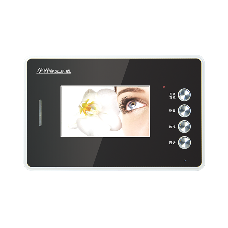 可視化交互樓宇對講數字系統室內機是一款高效智能的樓宇對講系統產品，主要為用戶提供遠程控制、視頻監控、對講機、監聽等功能。該系統室內機采用先進的技術，可實現高清視頻監控和對講，用戶可以隨時觀看樓內情況并與來訪者進行遠程語音通話。該產品采用可視化設計，簡潔美觀，方便用戶使用。